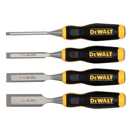 Stanley DeWalt 5 in. L Wood Chisel Set 4 pc DWHT16063